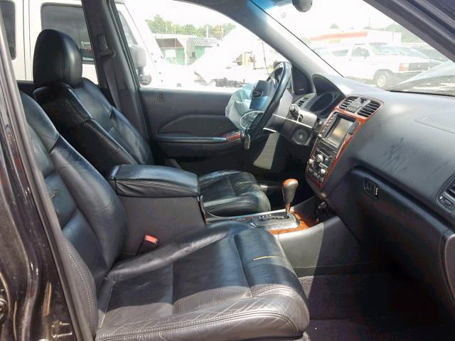 2HNYD18944H523033 - 2004 ACURA MDX TOURIN BLACK photo 5