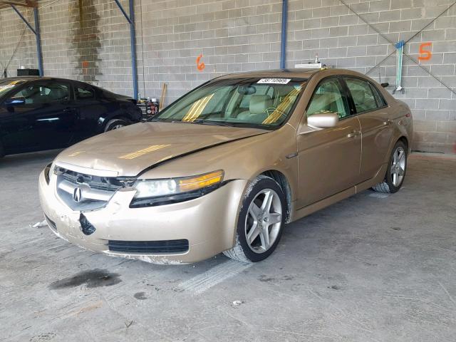 19UUA66276A075700 - 2006 ACURA 3.2TL GOLD photo 2