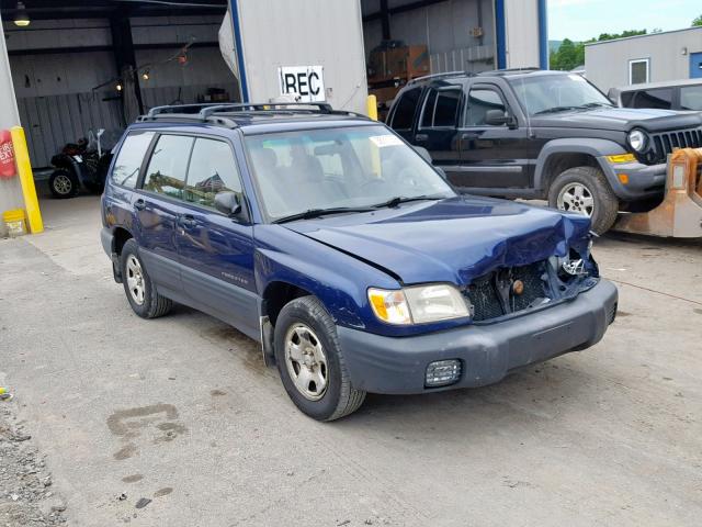 JF1SF63571H706540 - 2001 SUBARU FORESTER L BLUE photo 1