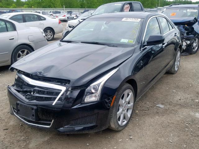 1G6AG5RX9E0195698 - 2014 CADILLAC ATS BLACK photo 2