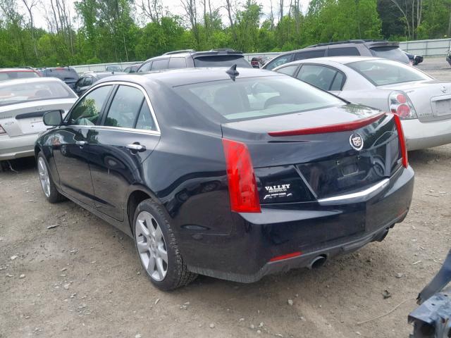 1G6AG5RX9E0195698 - 2014 CADILLAC ATS BLACK photo 3