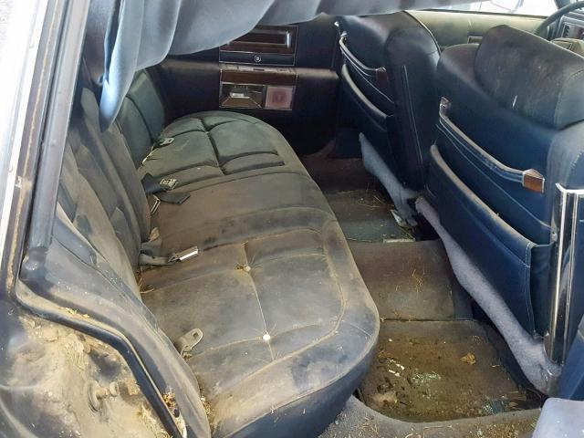 1G6DW69Y3G9732496 - 1986 CADILLAC DEVILLE BLUE photo 6