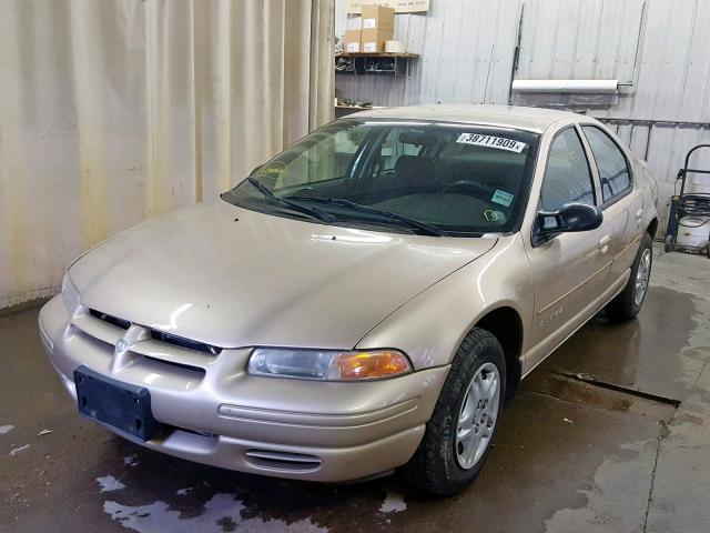 1B3EJ46X8XN523117 - 1999 DODGE STRATUS BEIGE photo 2