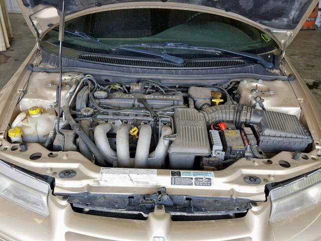 1B3EJ46X8XN523117 - 1999 DODGE STRATUS BEIGE photo 7