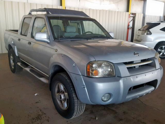 1N6ED27T41C301373 - 2001 NISSAN FRONTIER C SILVER photo 1