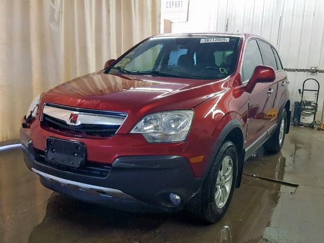 3GSCL33P78S672953 - 2008 SATURN VUE XE BURGUNDY photo 2