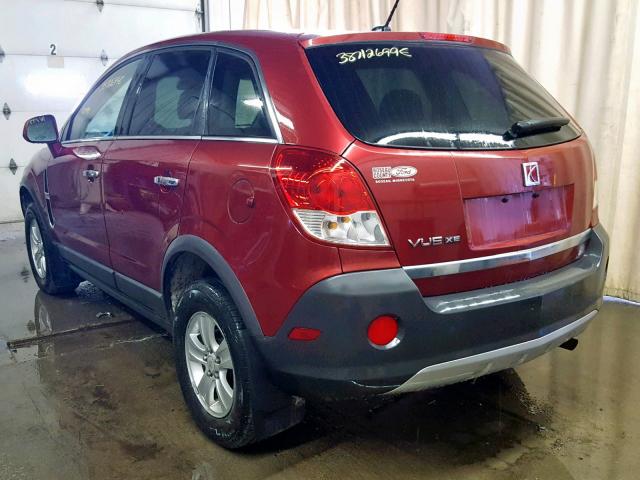 3GSCL33P78S672953 - 2008 SATURN VUE XE BURGUNDY photo 3