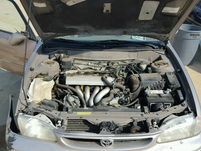 1NXBR12E0XZ160357 - 1999 TOYOTA COROLLA VE GRAY photo 7