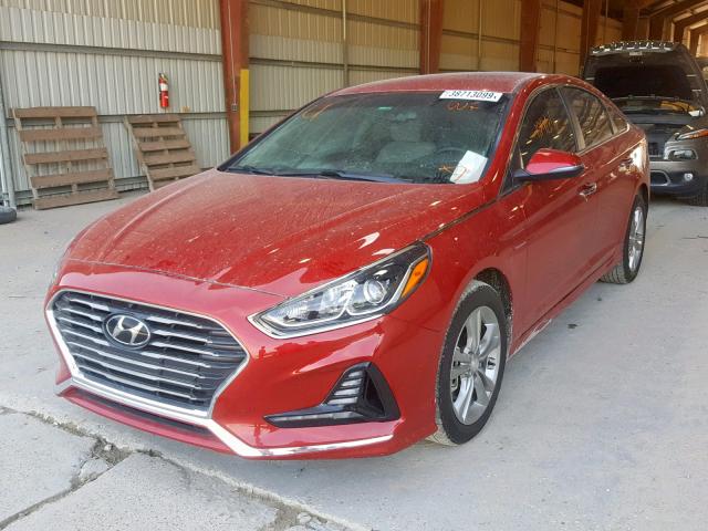 5NPE34AF0JH676315 - 2018 HYUNDAI SONATA SPO RED photo 2