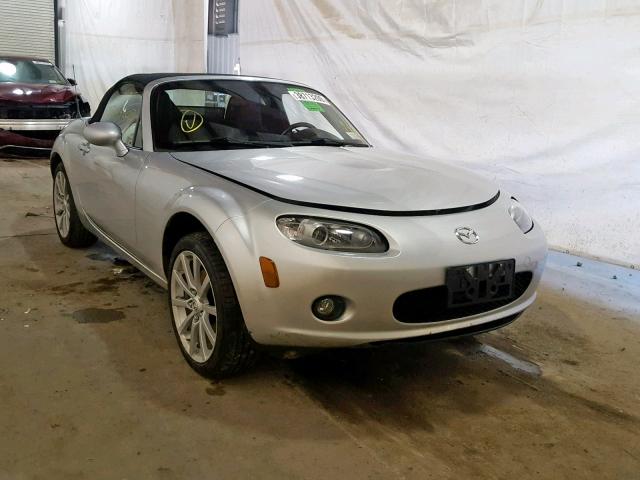 JM1NC25F380154817 - 2008 MAZDA MX-5 MIATA SILVER photo 1