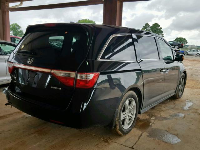 5FNRL5H97BB037825 - 2011 HONDA ODYSSEY TO BLACK photo 4