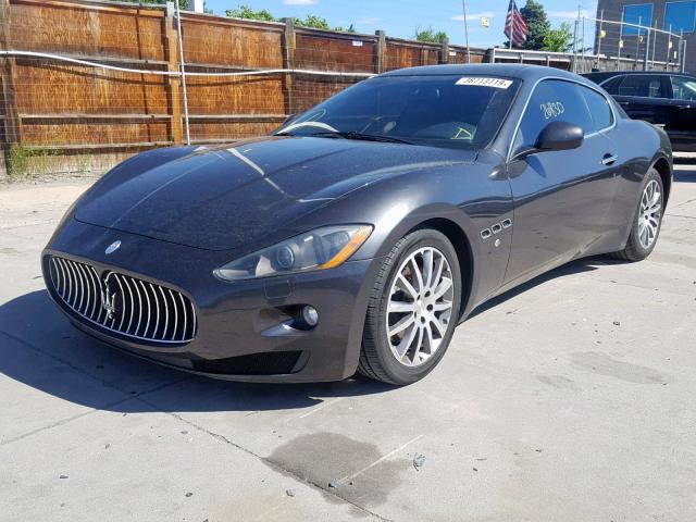 ZAMGJ45A480036592 - 2008 MASERATI GRANTURISM GRAY photo 2