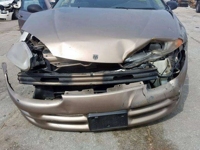 2B3HD46RXXH828648 - 1999 DODGE INTREPID GOLD photo 10