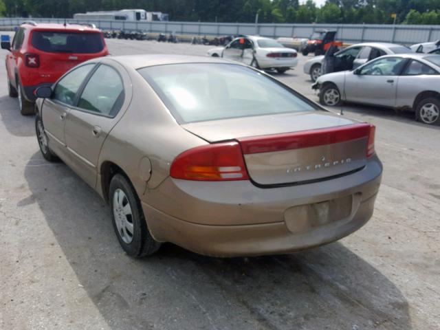 2B3HD46RXXH828648 - 1999 DODGE INTREPID GOLD photo 3