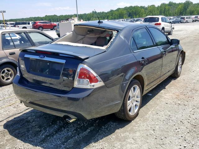 3FAHP08187R179514 - 2007 FORD FUSION SEL GRAY photo 4