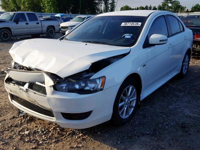 JA32U2FU1FU010846 - 2015 MITSUBISHI LANCER ES WHITE photo 2