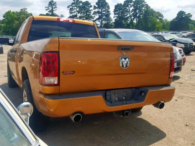 1C6RD6FT2CS301207 - 2012 DODGE RAM 1500 S ORANGE photo 3