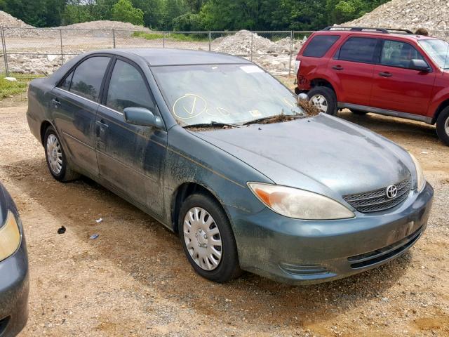 4T1BE32K92U547642 - 2002 TOYOTA CAMRY LE GREEN photo 1