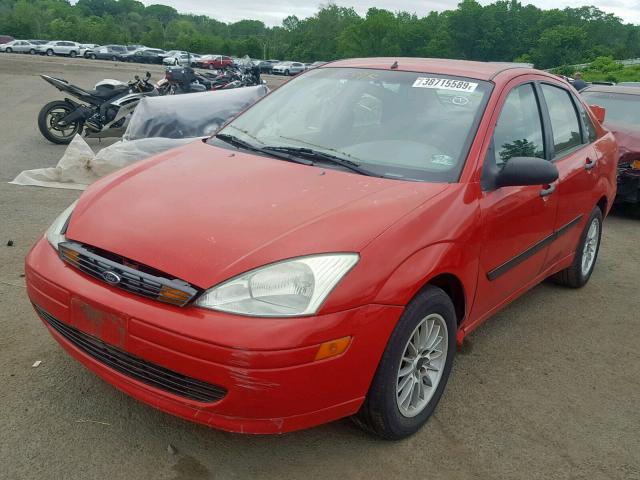 1FAFP33P42W271147 - 2002 FORD FOCUS LX RED photo 2