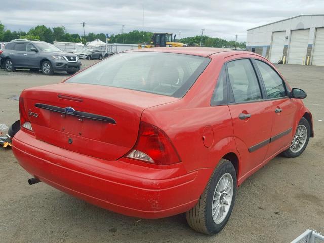 1FAFP33P42W271147 - 2002 FORD FOCUS LX RED photo 4