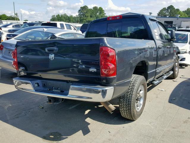 3D7KR28A98G147292 - 2008 DODGE RAM 2500 S BLACK photo 4