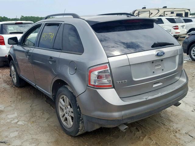 2FMDK36C88BA56675 - 2008 FORD EDGE SE GRAY photo 3