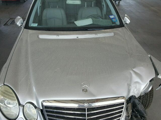 WDBUF56X07B106169 - 2007 MERCEDES-BENZ E 350 SILVER photo 7