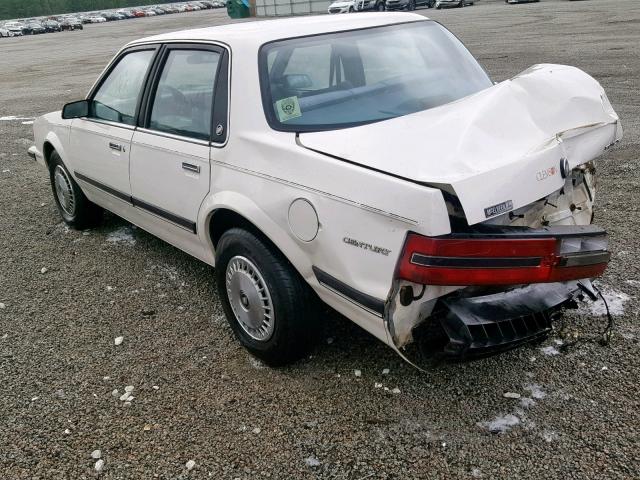 1G4AG54R9N6403724 - 1992 BUICK CENTURY SP WHITE photo 3