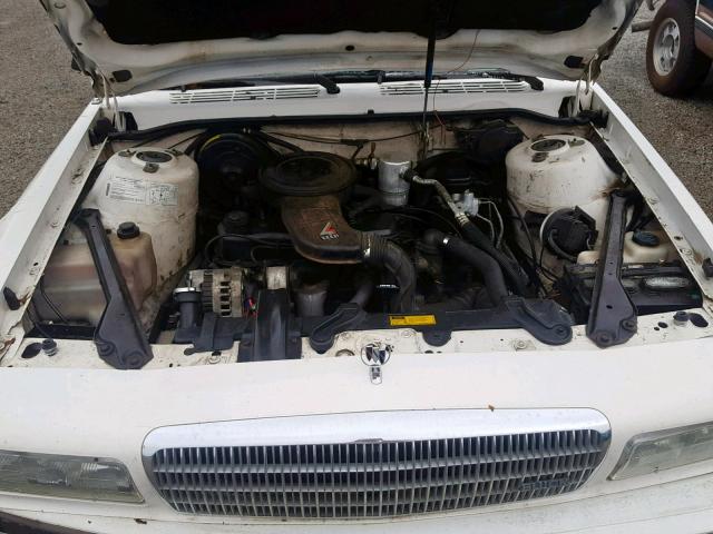 1G4AG54R9N6403724 - 1992 BUICK CENTURY SP WHITE photo 7