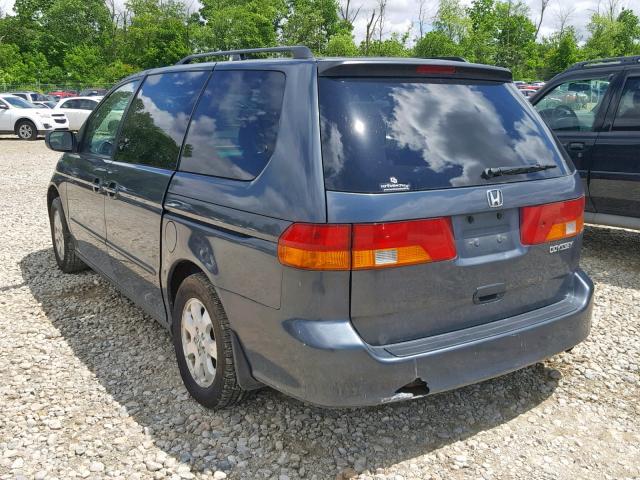 5FNRL18654B112524 - 2004 HONDA ODYSSEY EX GRAY photo 3