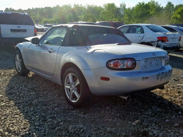 JM1NC25FX60107250 - 2006 MAZDA MX-5 MIATA SILVER photo 3