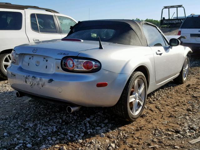 JM1NC25FX60107250 - 2006 MAZDA MX-5 MIATA SILVER photo 4