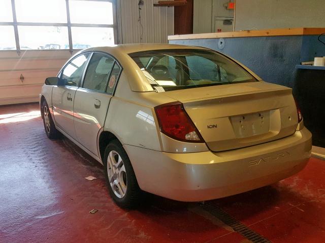 1G8AL52F54Z193770 - 2004 SATURN ION LEVEL TAN photo 3