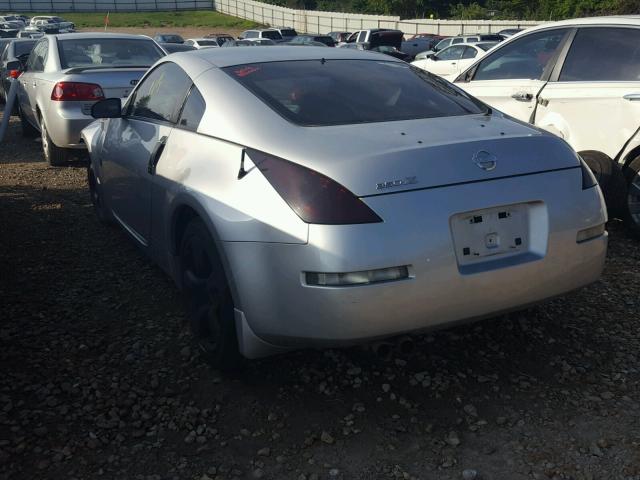 JN1AZ34D86M312306 - 2006 NISSAN 350Z COUPE SILVER photo 3