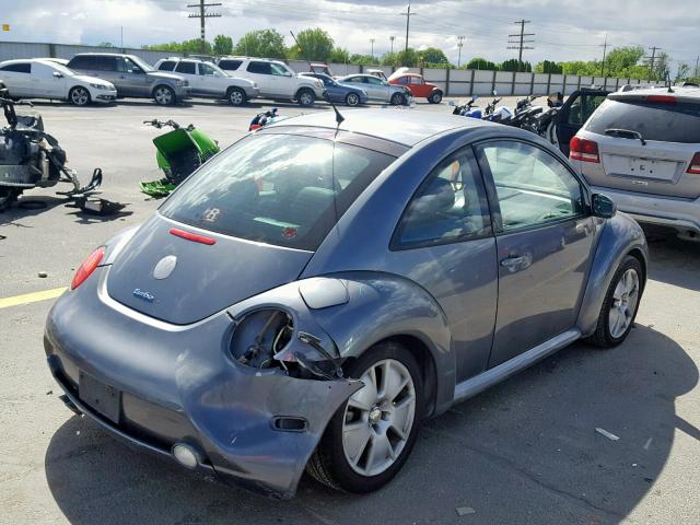 3VWFE21C73M412835 - 2003 VOLKSWAGEN NEW BEETLE ნაცრისფერი ფოტო 4