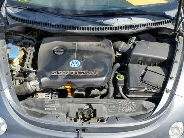 3VWFE21C73M412835 - 2003 VOLKSWAGEN NEW BEETLE ნაცრისფერი ფოტო 7
