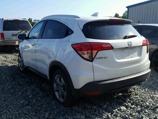 3CZRU5H76HM724854 - 2017 HONDA HR-V EXL WHITE photo 3