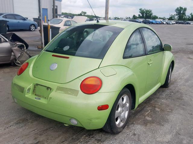 3VWCK21C03M417743 - 2003 VOLKSWAGEN NEW BEETLE მწვანე ფოტო 4