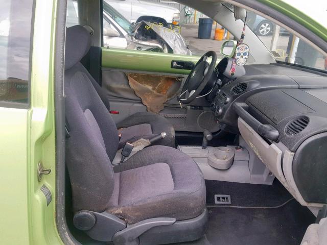 3VWCK21C03M417743 - 2003 VOLKSWAGEN NEW BEETLE მწვანე ფოტო 5