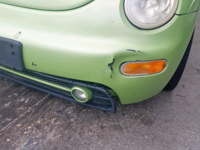 3VWCK21C03M417743 - 2003 VOLKSWAGEN NEW BEETLE მწვანე ფოტო 9