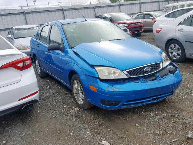 1FAFP34N97W288238 - 2007 FORD FOCUS ZX4 BLUE photo 1