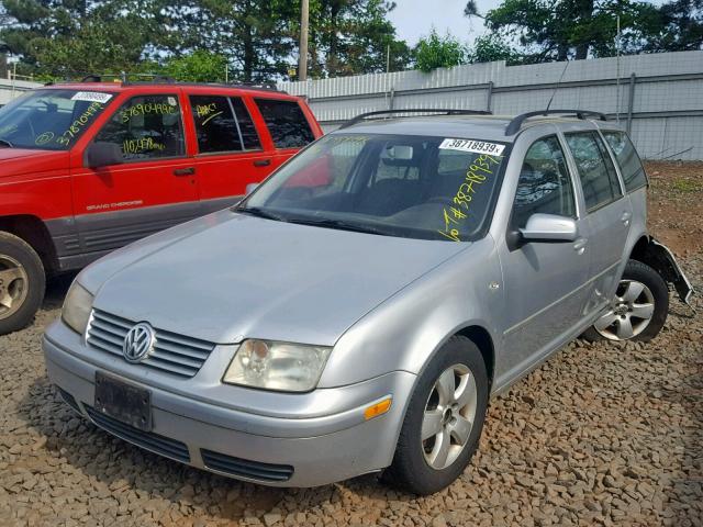 WVWSK61J73W449156 - 2003 VOLKSWAGEN JETTA GLS SILVER photo 2