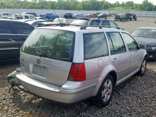 WVWSK61J73W449156 - 2003 VOLKSWAGEN JETTA GLS SILVER photo 4