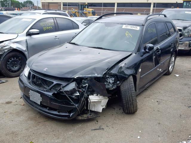 YS3FD59Y571012954 - 2007 SAAB 9-3 2.0T BLACK photo 2