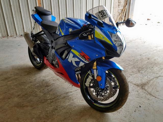 JS1GR7MA0G2101077 - 2016 SUZUKI GSX-R750 BLUE photo 1