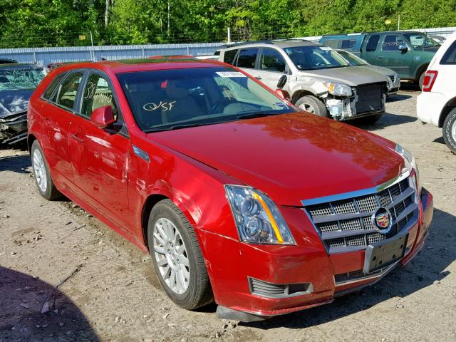 1G6DE8EG7A0118123 - 2010 CADILLAC CTS LUXURY RED photo 1