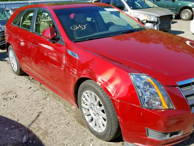 1G6DE8EG7A0118123 - 2010 CADILLAC CTS LUXURY RED photo 9