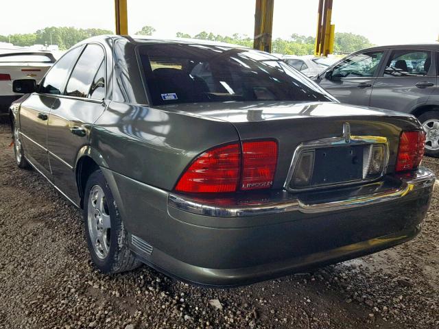 1LNHM87A3YY818254 - 2000 LINCOLN LS GREEN photo 3