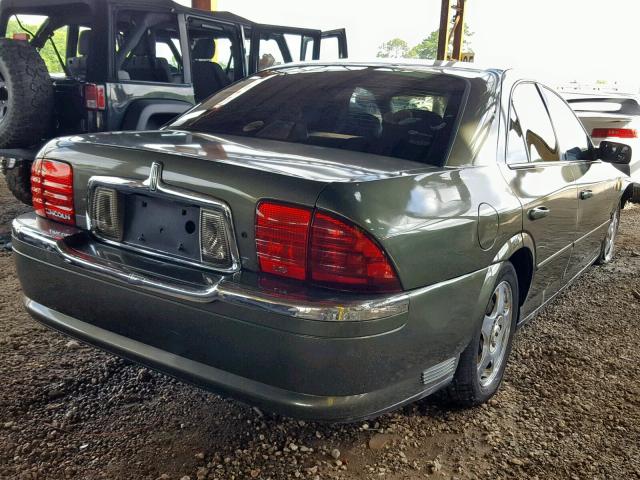 1LNHM87A3YY818254 - 2000 LINCOLN LS GREEN photo 4