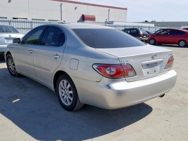 JTHBF30G836018039 - 2003 LEXUS ES 300 SILVER photo 3